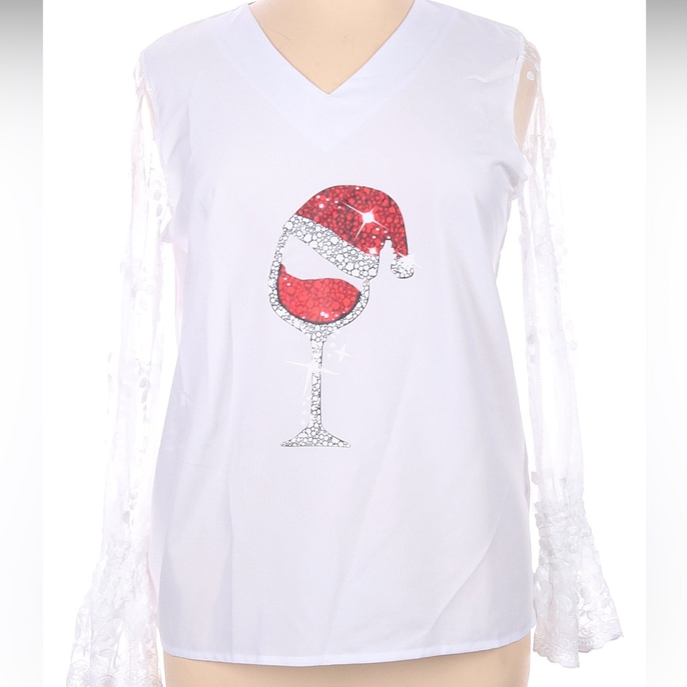 Cute and Fun Christmas Holiday Santa Design - XL